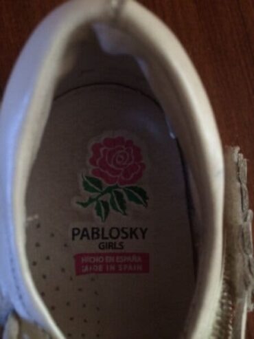 Pablosky Girls White Shoes