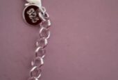 Sterling silver charm bracelet