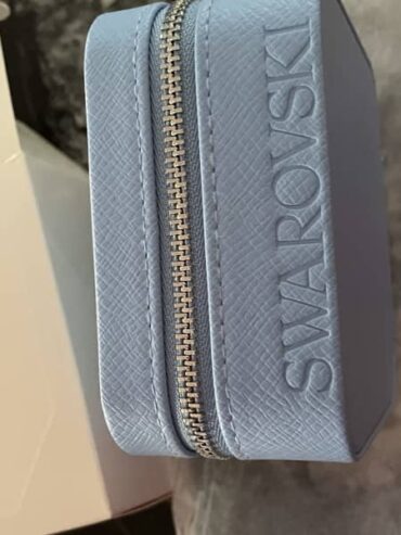 Swarovski Powder Blue Travel Jewellery Box