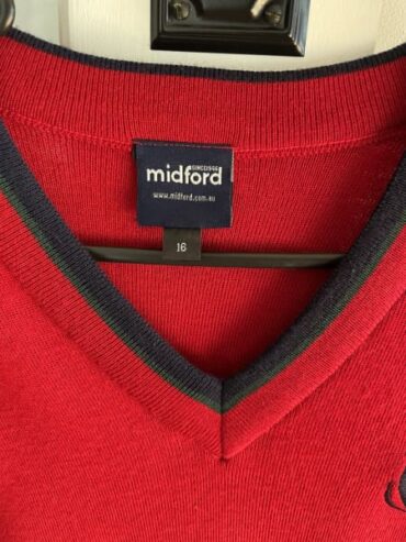 The McDonald college red sweater