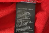 Women’s red Tommy Hilfiger polo top