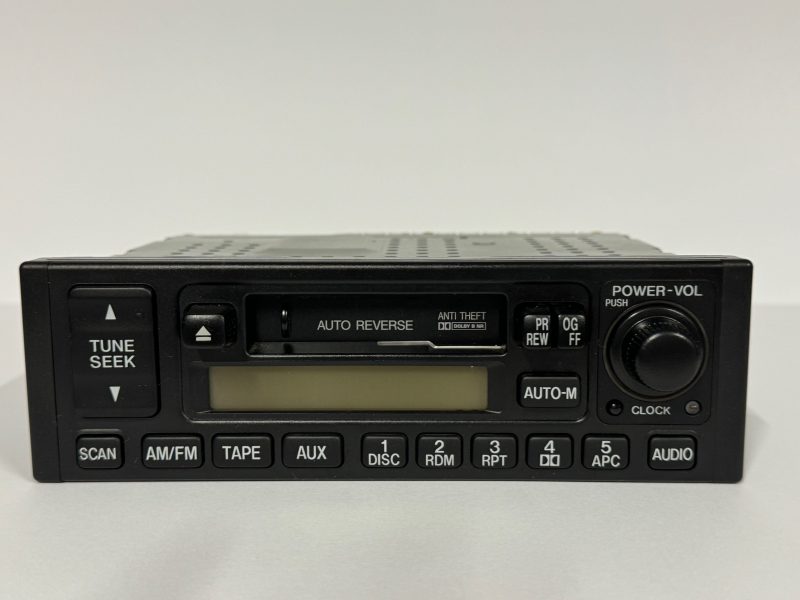 MAZDA VINTAGE AM/FM STEREO CASSETTE CAR RADIO, FMS AUDIO, MCT024G2