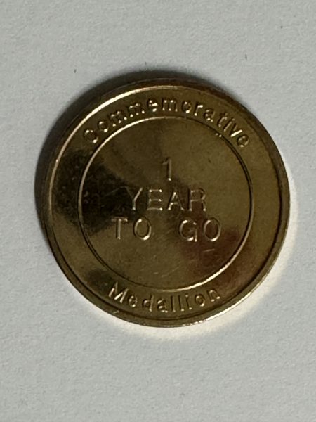 Coin Medal – Sydney 2000 Olympic Games – 1 Year to go