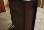 Walnut color solid wooden 6 drawers tallboy