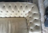 Rare Baxter Italian Diana Chesterfield, Upholstered Tuscany Leather