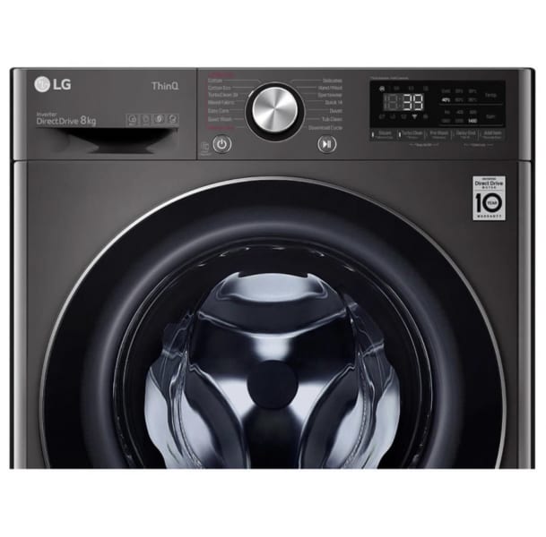 AS NEW WITH WARRANTY – LG 8KG AI, STEAM, WIFI & APP FRONT LOADER