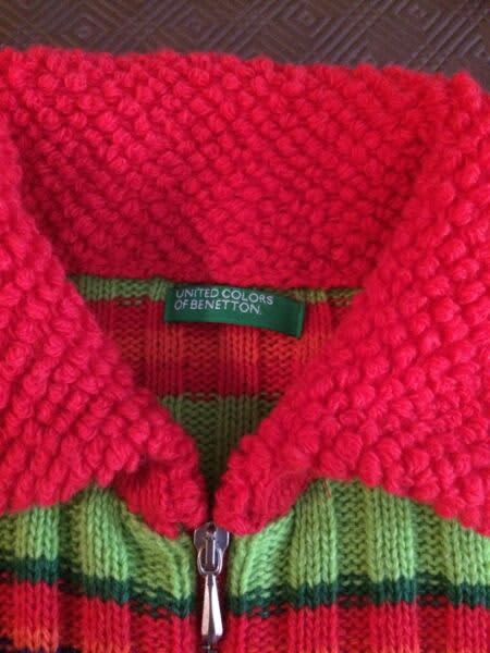 United Colours of Benetton Striped Knitted Cardigan