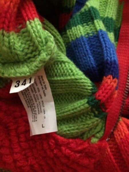 United Colours of Benetton Striped Knitted Cardigan