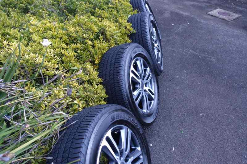 Ford Ranger Wildtrak Alloy Wheels& Bridgestone Tyres Set of 4, ALL NEW