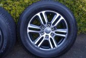 Ford Ranger Wildtrak Alloy Wheels& Bridgestone Tyres Set of 4, ALL NEW