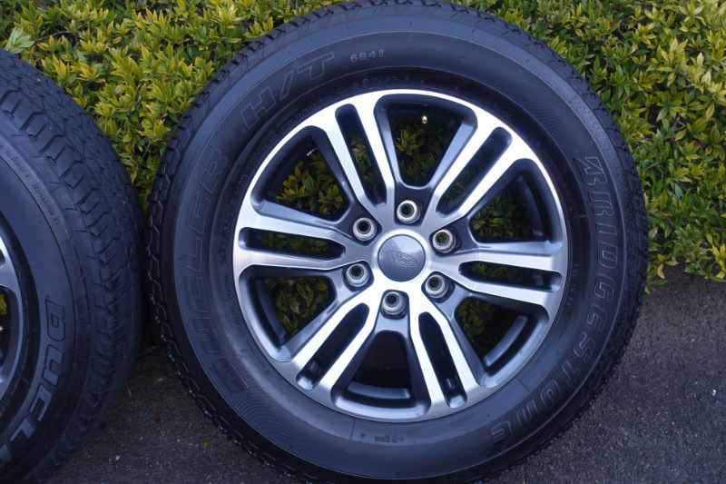 Ford Ranger Wildtrak Alloy Wheels& Bridgestone Tyres Set of 4, ALL NEW