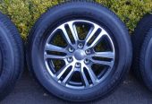 Ford Ranger Wildtrak Alloy Wheels& Bridgestone Tyres Set of 4, ALL NEW