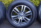 Ford Ranger Wildtrak Alloy Wheels& Bridgestone Tyres Set of 4, ALL NEW