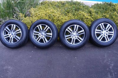 Ford Ranger Wildtrak Alloy Wheels& Bridgestone Tyres Set of 4, ALL NEW