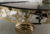 Gold LV Designer Cake Stand and Tray