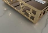 Gold LV Designer Cake Stand and Tray