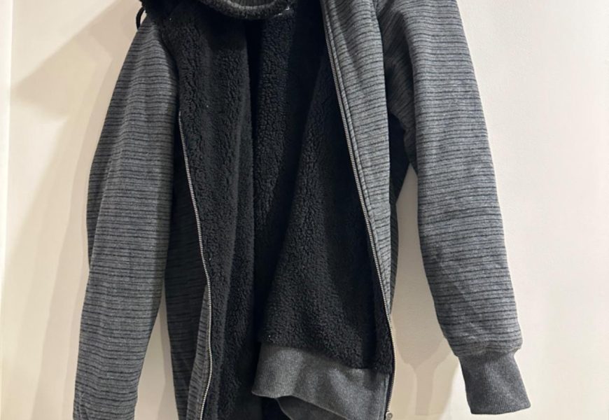 Industrie Men’s Black and Grey Jacket