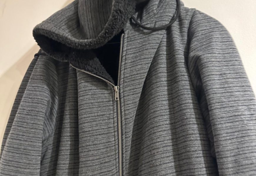 Industrie Men’s Black and Grey Jacket