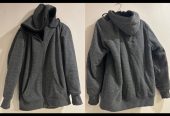 Industrie Men’s Black and Grey Jacket