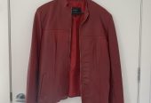 Men’s Red and Burgundy Jacket