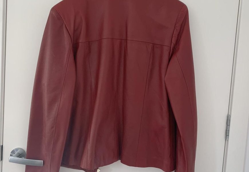 Men’s Red and Burgundy Jacket