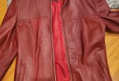 Men’s Red and Burgundy Jacket