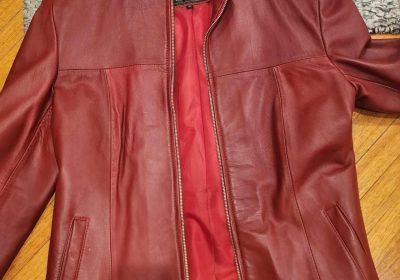 Men’s Red and Burgundy Jacket