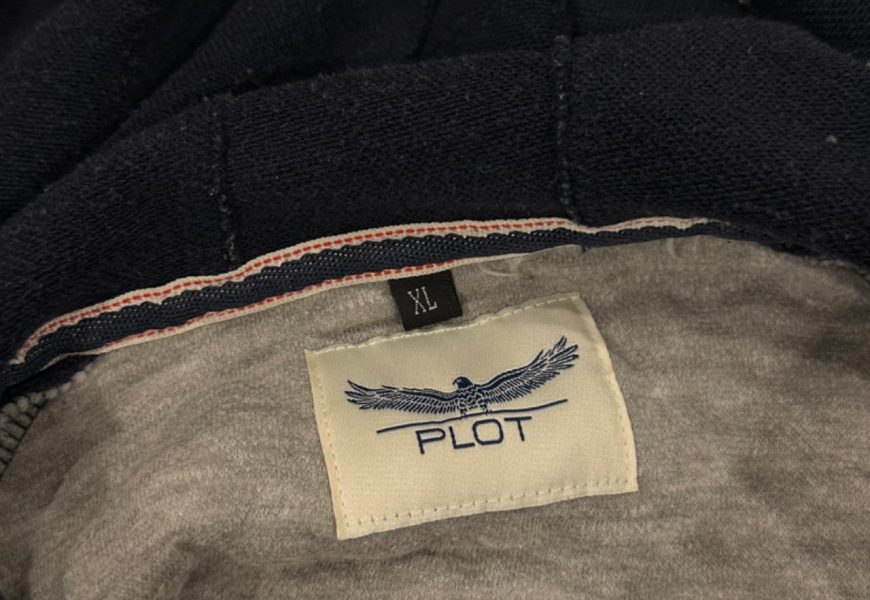 Plot Men’s Grey and Navy Jacket