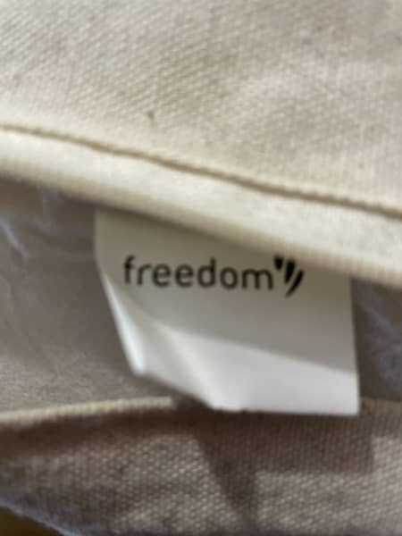 White Freedom Furniture Cushion