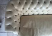 Rare Baxter Italian Diana Chesterfield, Upholstered Tuscany Leather