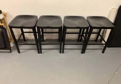 Black Metal Stools