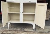 Vintage shabby chic kitchen cabinet