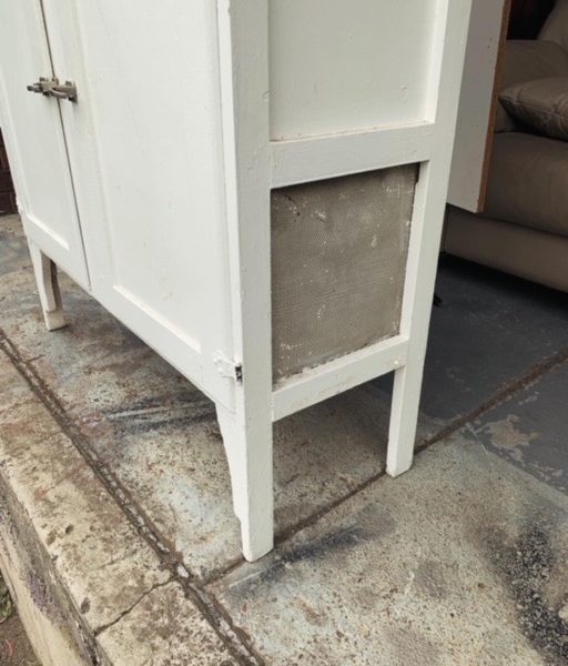 Vintage shabby chic kitchen cabinet