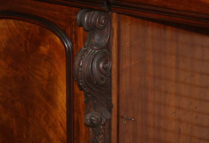 1858 Cedar Pedestal Sideboard C.1858 Original