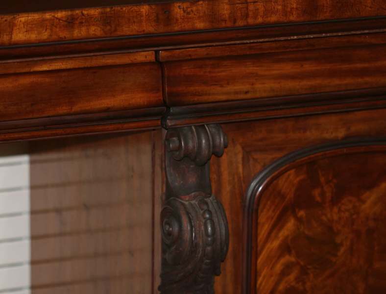 1858 Cedar Pedestal Sideboard C.1858 Original