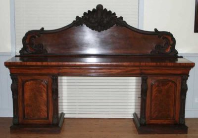 1858 Cedar Pedestal Sideboard C.1858 Original