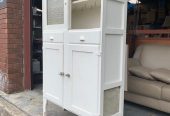 Vintage shabby chic kitchen cabinet