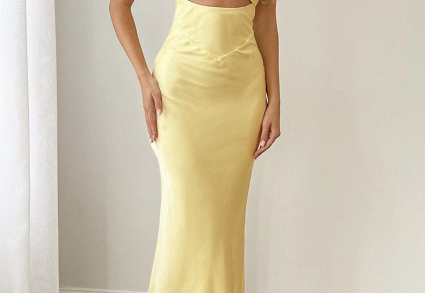 Beginning Boutique Women’s Yellow Dress