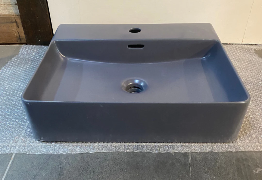 Blue Grey Counter Top Basin