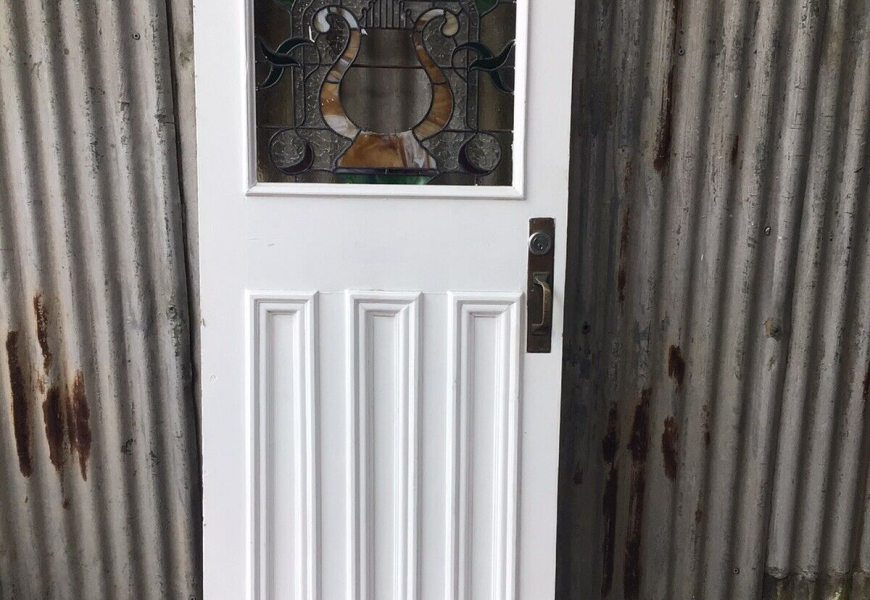 Solid Timber Leadlight Door