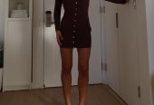 Tuchuzy Women’s Brown Dress