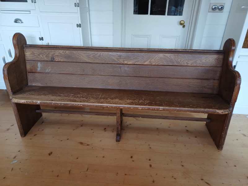 Church Pew Vintage timber