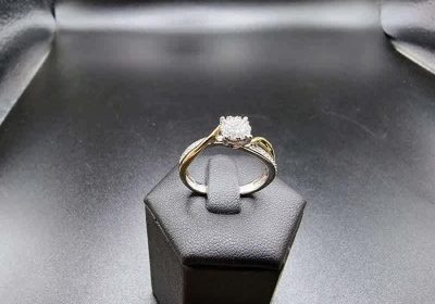 10K 0.23ct Diamond Engagement Ring (56742)