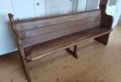 Church Pew Vintage timber