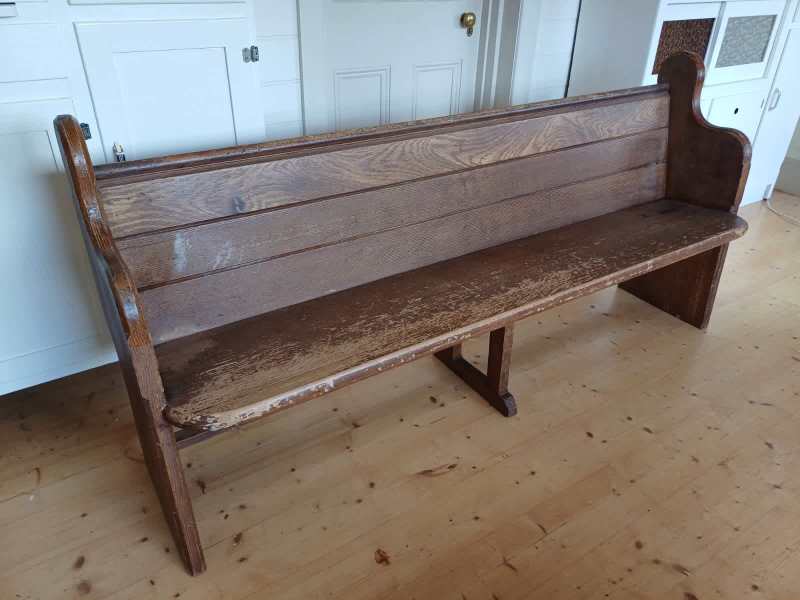 Church Pew Vintage timber