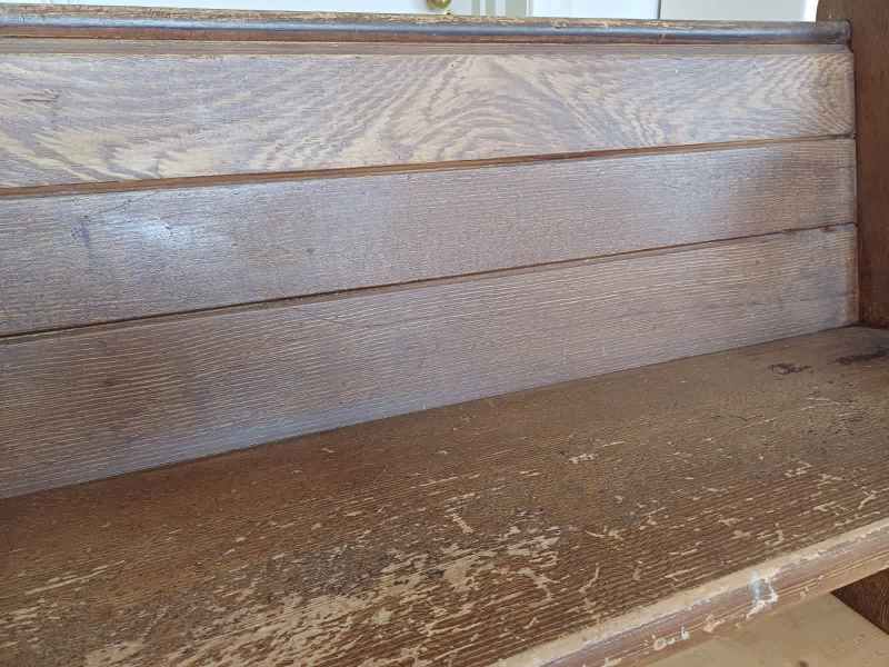 Church Pew Vintage timber