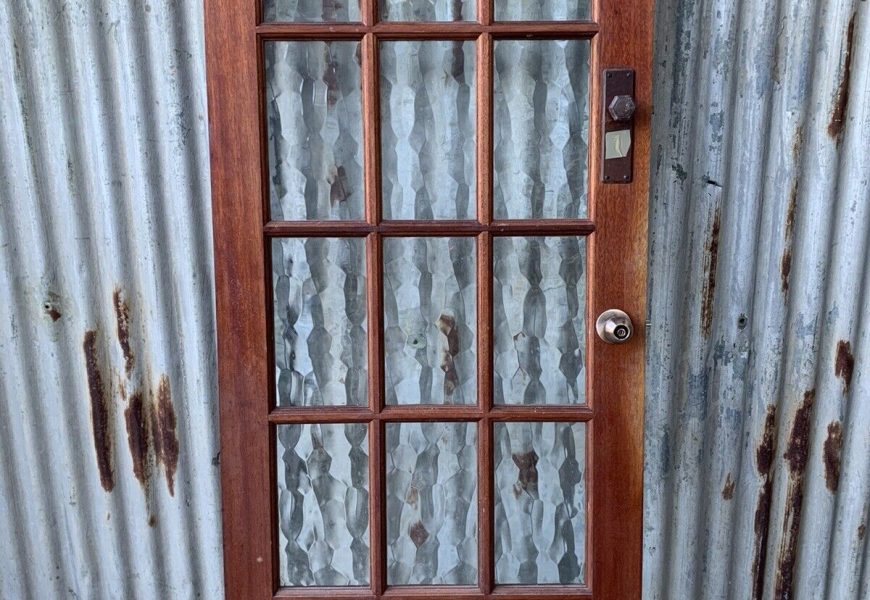 Solid Timber Glass Door