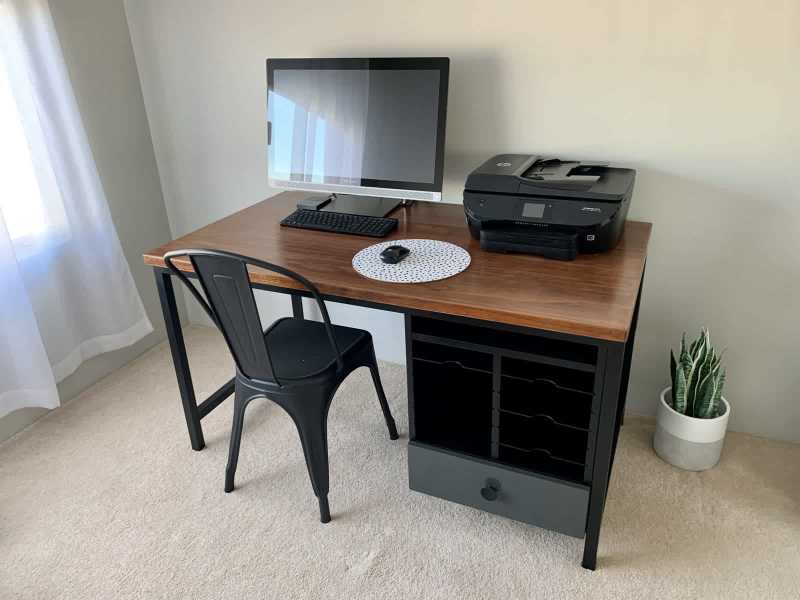 Up cycled office desk