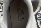 Polo Ralph Lauren white trainers