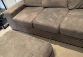 4/5 Seater Brown lounge